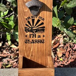Classic Car Bottle Opener/ Personalized