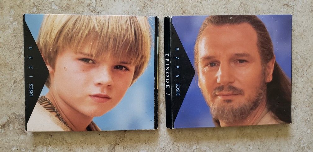 Star Wars 8 DVDs The Phantom Menace READ BELOW