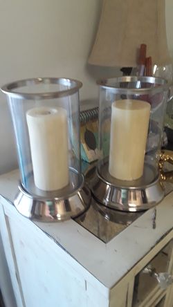 CANDLE HOLDERS SET NEW