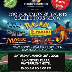 Pokémon TCG & Sportscards Show. Stockton,Ca 