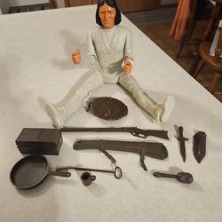 1967 Louis Marx Toys Geronimo Figure And Accessories 
