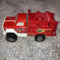 VINTAGE 1990's Tonka Watertown Fire Dept FireTruck Pumper Unit 4