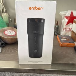 Ember Travel Mug 2+, 12 oz, Temperature Control Smart Travel Mug, Stainless Steel, Slate Black (with Apple Find My)