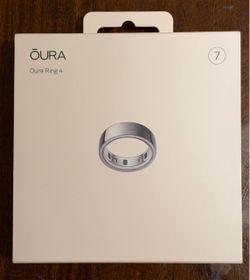 Oura Ring Gen 4 size 7 silver