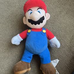24” Plush Nintendo Mario Bros - Mario