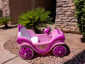 Royal princess riding carriage, Huffy ride-on toy, Power Wheels.