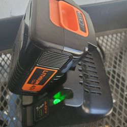 Black+Decker 40V Lithium-Ion Battery and Charger
