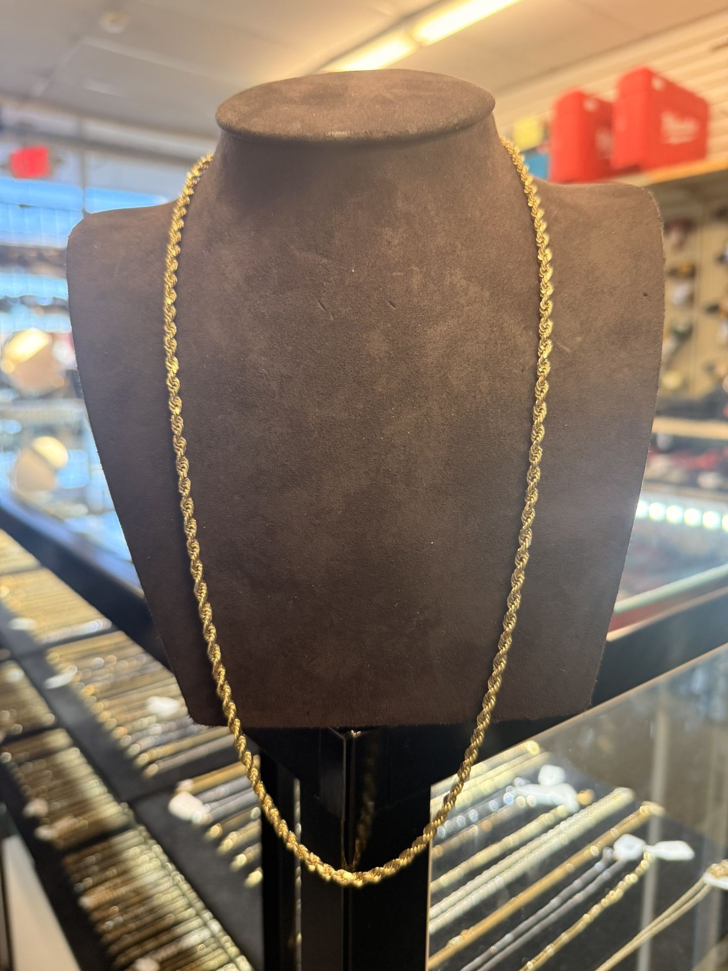 14KT Hollow Rope Chain 40530-1