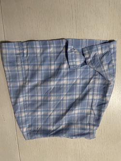 Brandy Melville Blue Plaid skirt
