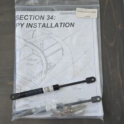 New Vans Aircraft Canopy Gas Strut Kit Part Number C - 1216 - 1