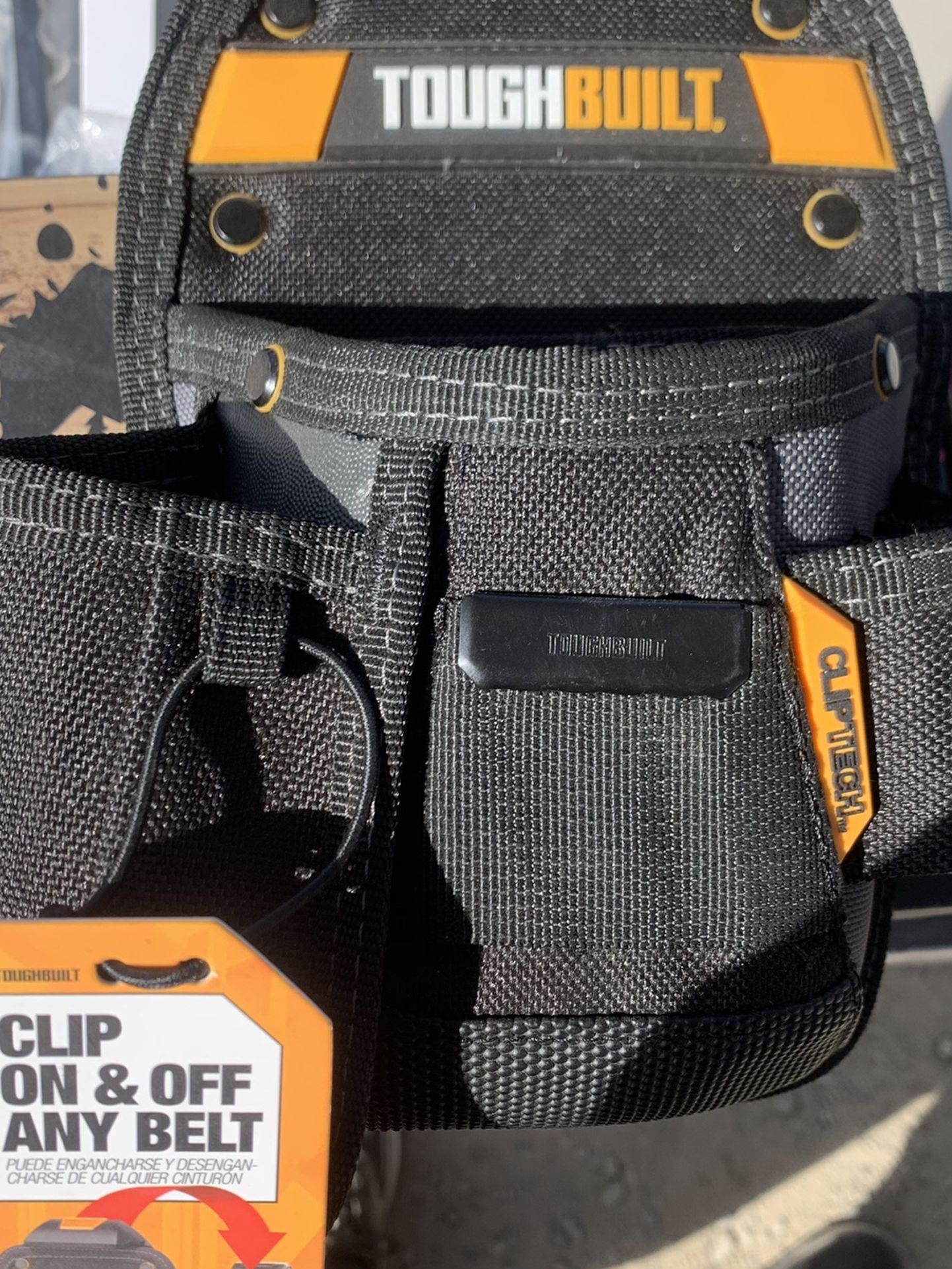 Tough built Tool bag Electrical Bag Clips To Any Belt
