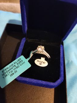 Size 9 Moissanite Ring 