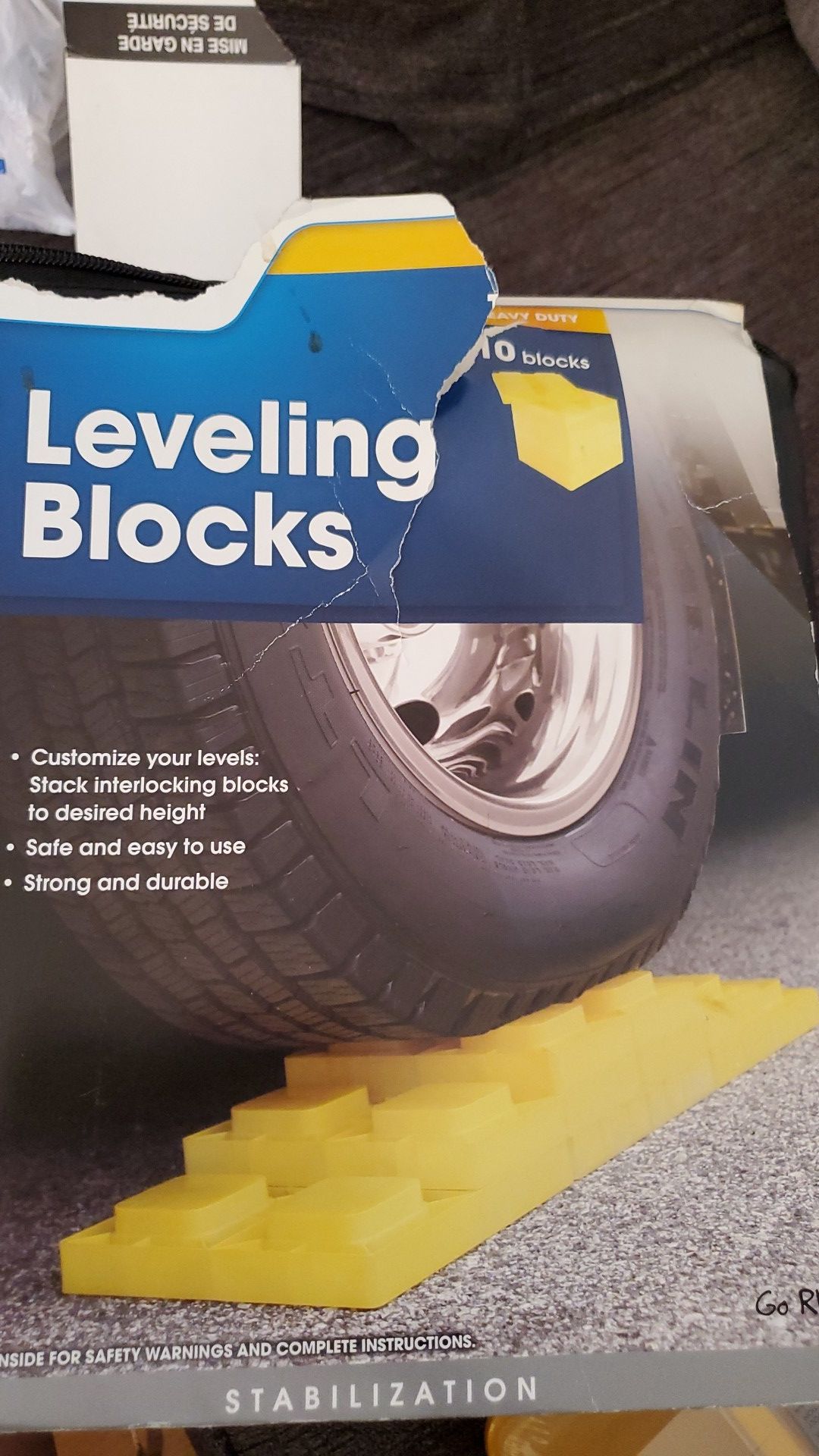 Leveling blocks -20 blocs