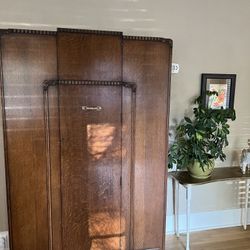 Antique Art Deco Wardrobe 