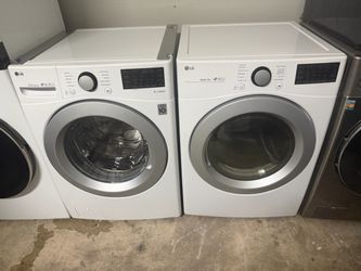 LG washer and dryer lavadora secadora eléctrica like new