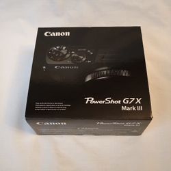 Canon G7x Mark iii In Black