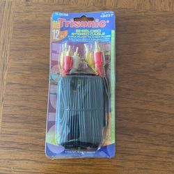 12 Ft Shielded RCA Cables 