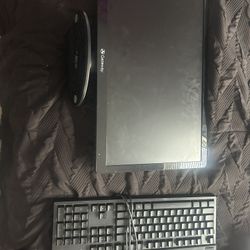 Monitor And Keyboard 
