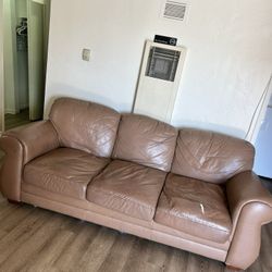 Leather couch