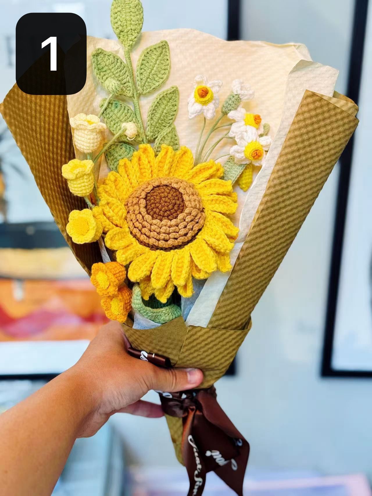 Crochet bouquet
