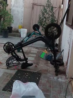 2 electric scooters