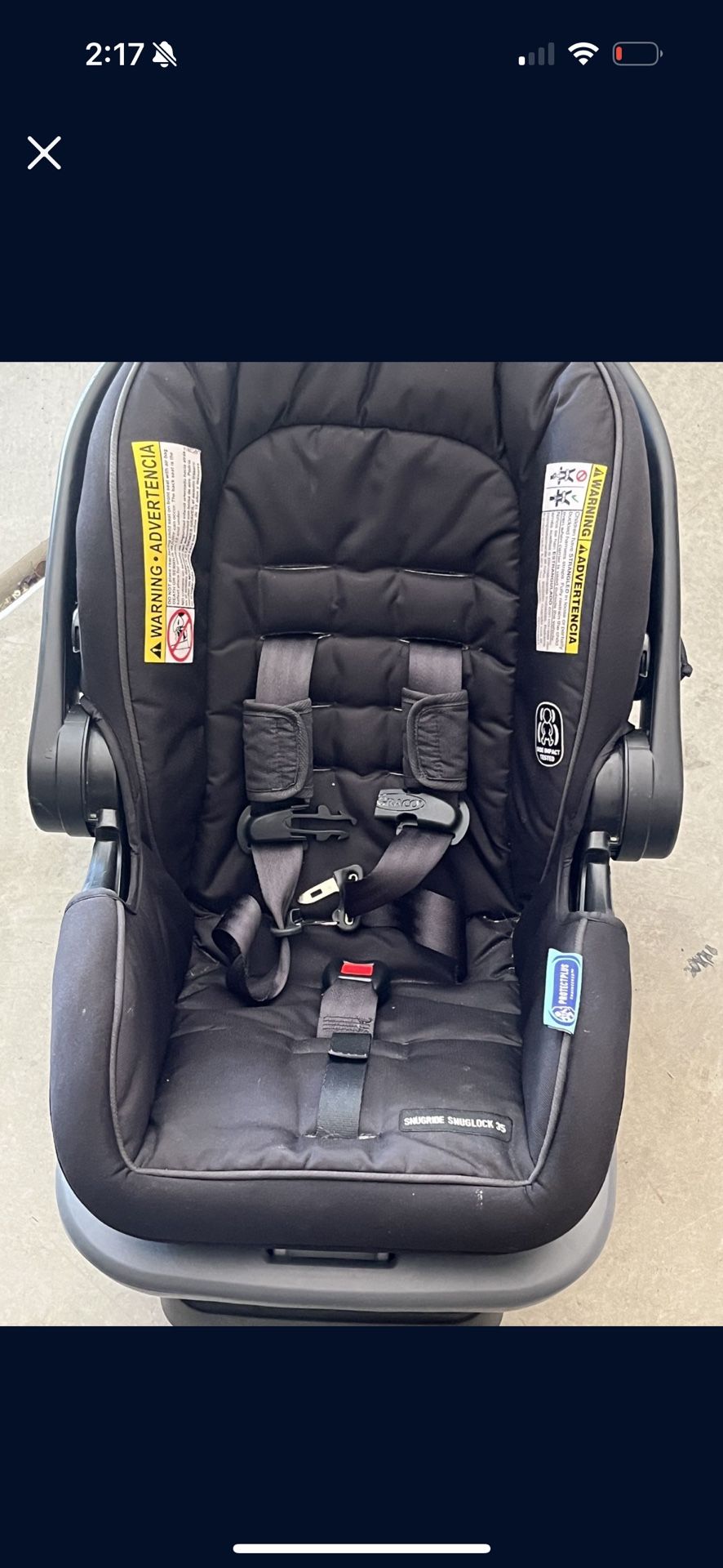 Graco Snuggleride Stroller With Car Seat And Base