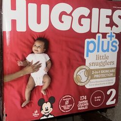 Huggies Little Smugglers Diapers Size 2 (174pcs.)