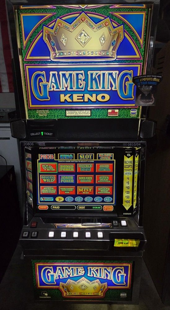 Slot Machine IGT Game King Multigame Video Poker Keno Blackjack Slots Gameroom Home Arcade Mancave Casino Collectible