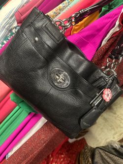Coach leather bag