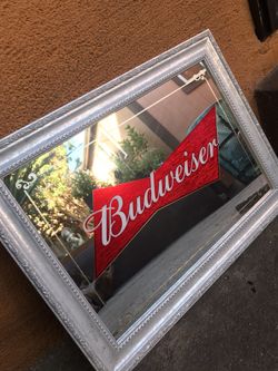 Budweiser Mirror Sign