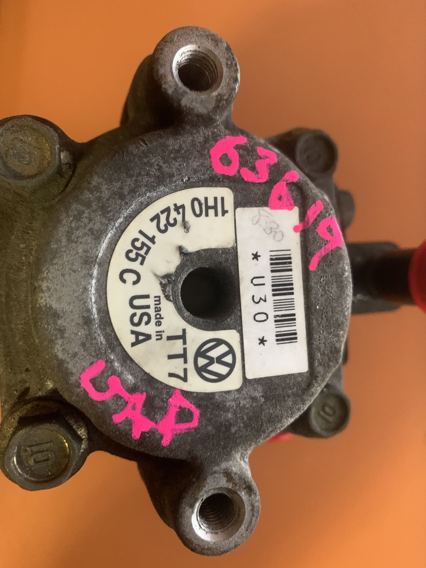 vw power steering pump