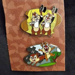 Disney Chip And Dale Enamel Pins 