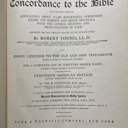 Analytical Concordance to the Bible - Hardcover 