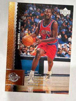 Joe Dumars Upper Deck Basketball Card