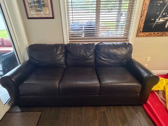 Leather couch