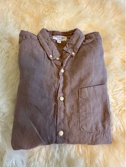 Steven Alan Store Only 100% Linen Button Down Shirt – Size S