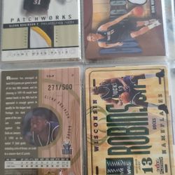 Glenn Robinson NBA Jersey Patch Card And Rare Gold Parallel #/ World Champion Bucks !!!!! MINT 