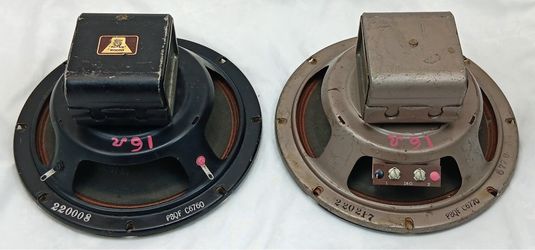Jensen P8QF 8” FlexAir Alnico Speakers - Circa 1960s - Pair