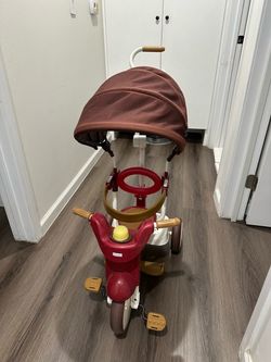 iimo 3-in-1 Folding Toddler Tricycle with Canopy