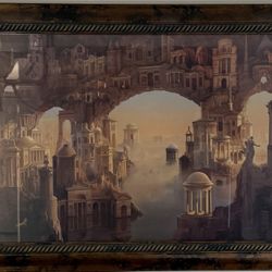 Mediterranean Picture  With crystal 