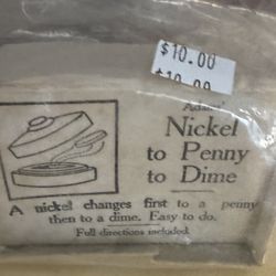 Nickel To Penny To Dime Magic Set