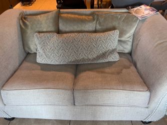 3 sofas and ottoman and