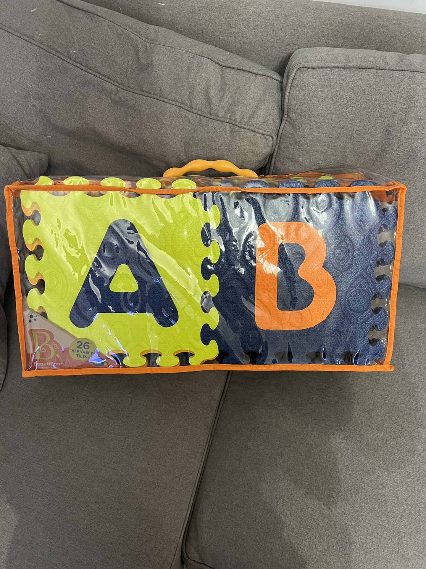 B. Play Alphabet Foam Tiles