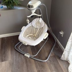 Graco DuetConnect LX Seat & Bouncer, Multi-Direction Seat, Multiple Swinging Speeds, Easily Portable, Redmond