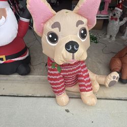 Inflatable  Christmas Dog 