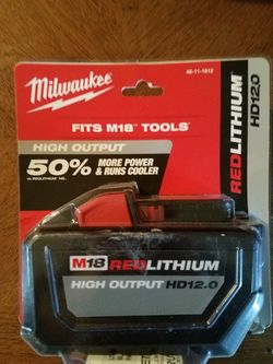 Milwaukie M18 redlithium 12.0 battery