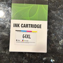 64XL Ink Cartridge Black and Color Combo Pack Replacement for HP Ink 64 HP 64 Ink Work with Envy Photo 7 7100 7155 7120 6 7158 Tango X