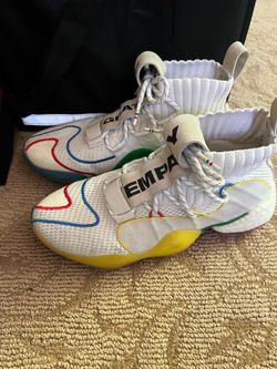 Adidas 9.5 men’s Crazy BYW sneakers LVL X Pharrell Williams