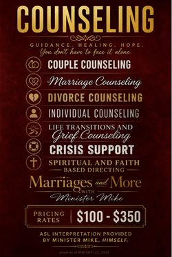 Counseling - Individually, Couples, Families (ASL Fluent)
