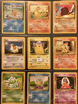 Vintage Collection of 90 Pokémon Cards NM to LP (Bundle #60)